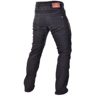 Trilobite Parado Motorrad-Jeans Doublelayer Herren Schwarz Lang 36/34