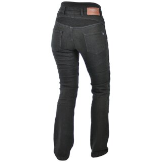 Trilobite Parado Motorrad-Jeans Doublelayer Damen Schwarz Regular 36/32