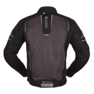 Modeka Breeze textile jacket black / dark grey